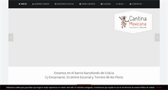 Desktop Screenshot of cantinamexicana.net